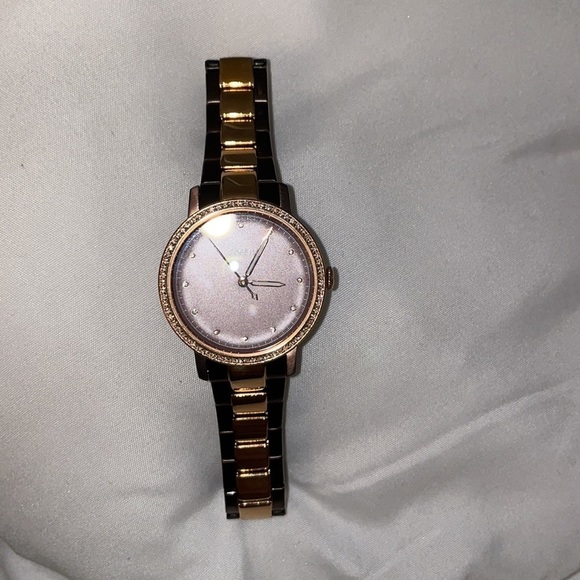 Women's Two-Tone Brown Stainless Steel Neely Three-Hand Watch - Picture 3 of 6